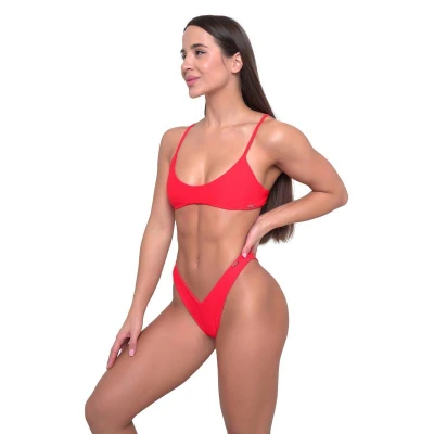 GymBeam HAWAII Red dámský vrchní díl plavek