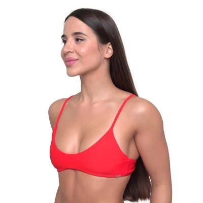 GymBeam HAWAII Red dámský vrchní díl plavek