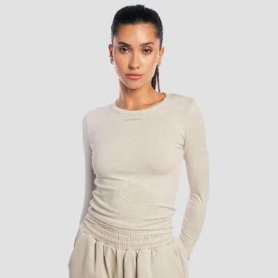 GymBeam Women‘s Aura Long Sleeve T-Shirt Grey GymBeam Women‘s Aura Long Sleeve T-Shirt Grey