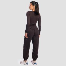 GymBeam Dámské tričko s dlouhým rukávem Aura Tee Brown