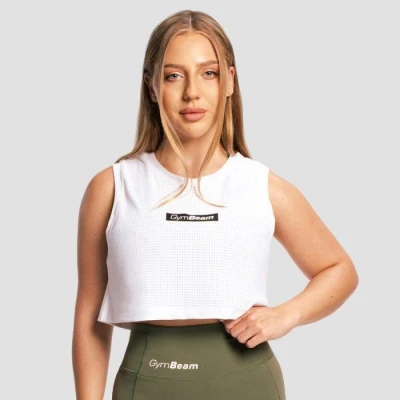GymBeam Combat White dámské tílko