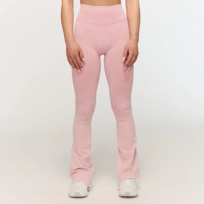 GymBeam Dámské bezešvé kalhoty Fierce Baby Pink