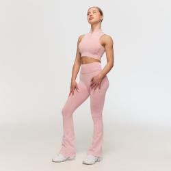 GymBeam Dámské bezešvé kalhoty Fierce Baby Pink
