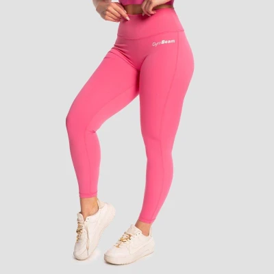 GymBeam Dámské legíny Limitless s vysokým pasem Dragonfruit