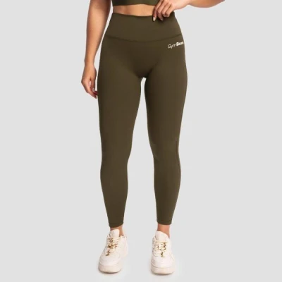GymBeam Dámské legíny Limitless s vysokým pasem Espresso