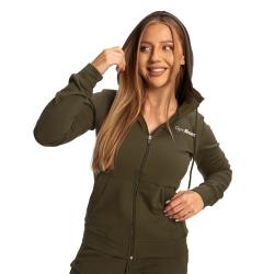 GymBeam Women‘s Limitless Zip Up Hoodie Espresso