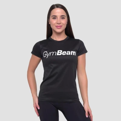 GymBeam Women‘s Mesh T-Shirt Essence Black GymBeam Women‘s Mesh T-Shirt Essence Black