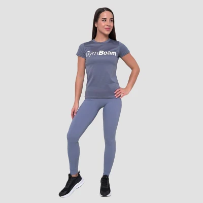 GymBeam Mesh Essence Denim Blue dámské tričko