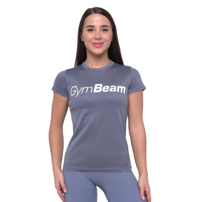 GymBeam Mesh Essence Denim Blue dámské tričko