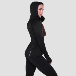 GymBeam Women‘s Pulse 1/2 Zip Running Sweatshirt Black