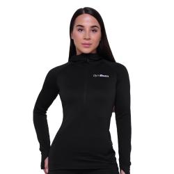 GymBeam Women‘s Pulse 1/2 Zip Running Sweatshirt Black