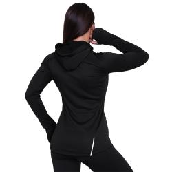 GymBeam Women‘s Pulse 1/2 Zip Running Sweatshirt Black