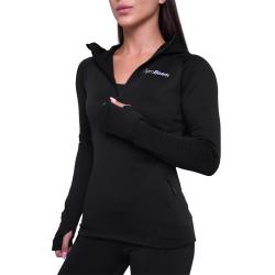 GymBeam Women‘s Pulse 1/2 Zip Running Sweatshirt Black
