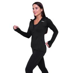 GymBeam Women‘s Pulse 1/2 Zip Running Sweatshirt Black