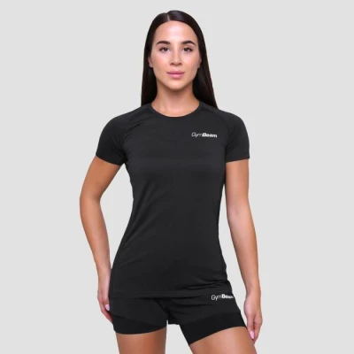 GymBeam Women‘s Pulse Running T-shirt Black GymBeam Women‘s Pulse Running T-shirt Black