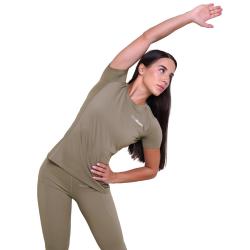 GymBeam Women‘s Pulse Running T-shirt Vetiver