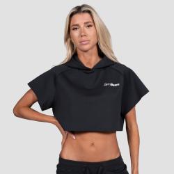 GymBeam Women‘s Relay Cropped Hoodie Black