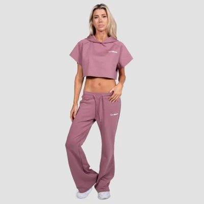 GymBeam Women‘s Relay Cropped Hoodie Haze