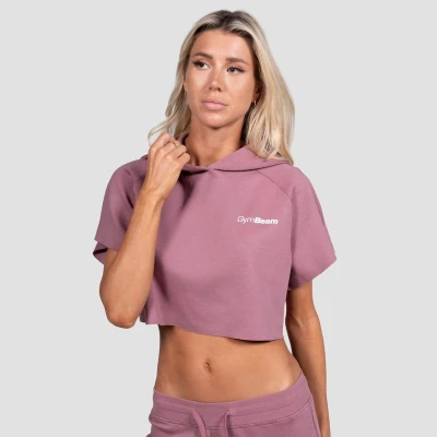 GymBeam Women‘s Relay Cropped Hoodie Haze