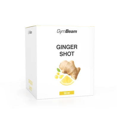 GymBeam Zázvorový shot 9 x 50 ml