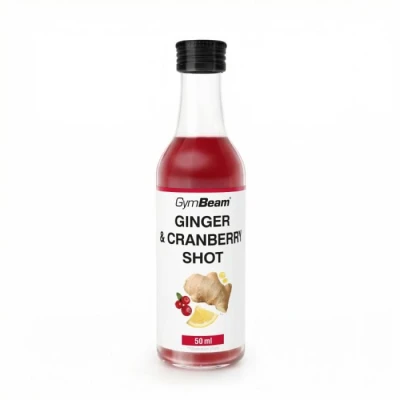 GymBeam Zázvorový shot s brusinkami 50 ml