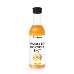 GymBeam Zázvorový shot s rakytníkom 9 x 50 ml