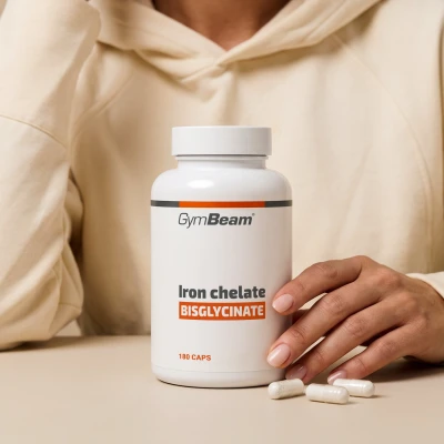 GymBeam Železo chelát 180 kaps.