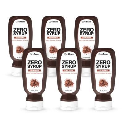 GymBeam Zero Sirup čokoláda 6 x 320 ml