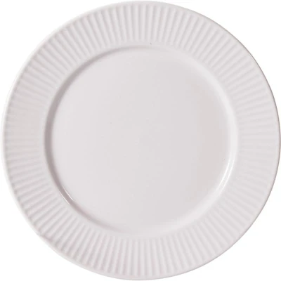 H & S Collection Jídelní sada talířů porcelán 16 ks bílá