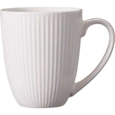 H & S Collection Jídelní sada talířů porcelán 16 ks bílá
