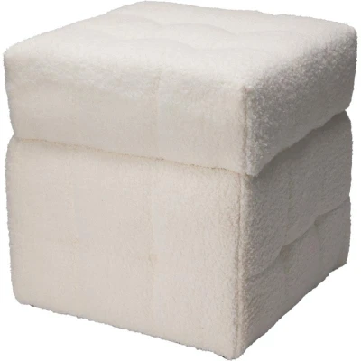 H S Collection Taburet 38 × 38 × 37 cm béžová H S Collection Taburet 38 × 38 × 37 cm béžová