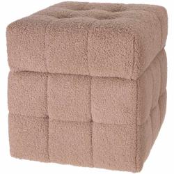 H S Collection Taburet 38 × 38 × 37 cm hnědá