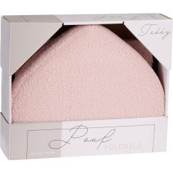 H S Collection Taburet s úložným prostorem srdce 34 × 28 × 35 cm bílá