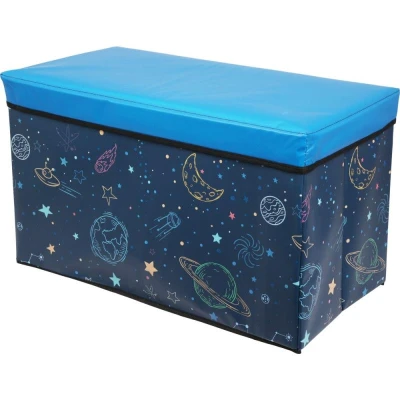 H S Collection Úložný box nebe 60 × 30 × 35 cm modrá