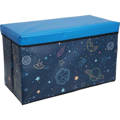 H S Collection Úložný box nebe 60 × 30 × 35 cm modrá