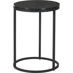 H S Collection Odkládací stolek sada 2 ks černá 40+50 cm H S Collection Odkládací stolek sada 2 ks černá 40+50 cm