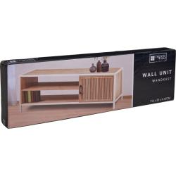 H S Collection TV stolek skříňka s policemi 116x33x45 cm