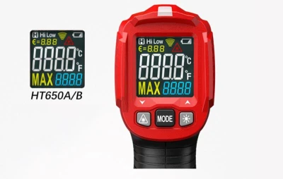 Habotest Bezkontaktní laserový teploměr HT650B