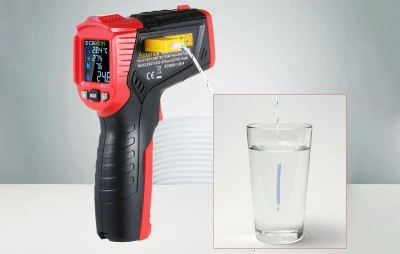 Habotest Digitální laserový pyrometr HT651D, měřič vlhkosti
