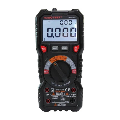 Habotest Digitální multimetr se svítilnou HT118A, True RMS, NCV Habotest Digitální multimetr se svítilnou HT118A, True RMS, NCV
