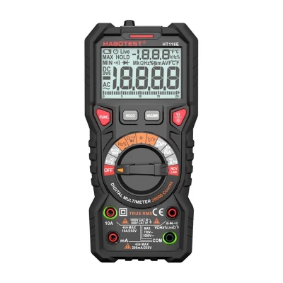 Habotest HT118E Univerzální digitální multimetr True RMS NCV