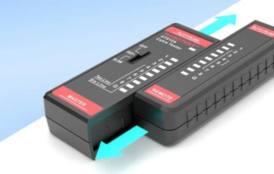 Habotest Tester síťových kabelů HT812A RJ45/RJ14/RJ12/RJ9 (VÝPRODEJ)