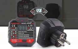 Habotest Tester zásuviek s digitálnym displejom HT106D