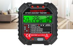 Habotest Zkoušečka zásuvek s digitálním displejem HT107D