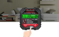 Habotest Zkoušečka zásuvek s digitálním displejem HT107D
