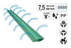 Garvia Hadice zavlažovací plochá 1/2[34] 7,5m zelená
