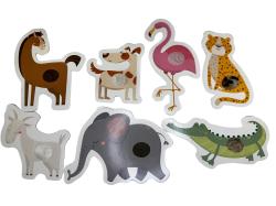 Hafotoys dětské puzzle zvířátka 6 dílků