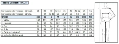 Halti Trusty M DX short 2024 černé lyžařské kalhoty