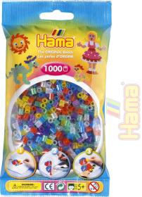 Hama Korálky dětské zažehlovací třpytivé set 1000ks v sáčku midi plast Hama Korálky dětské zažehlovací třpytivé set 1000ks v sáčku midi plast