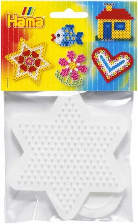 HAMA Midi podložka na zažehlovací korálky hvězda + srdce set 2ks na kartě HAMA Midi podložka na zažehlovací korálky hvězda + srdce set 2ks na kartě